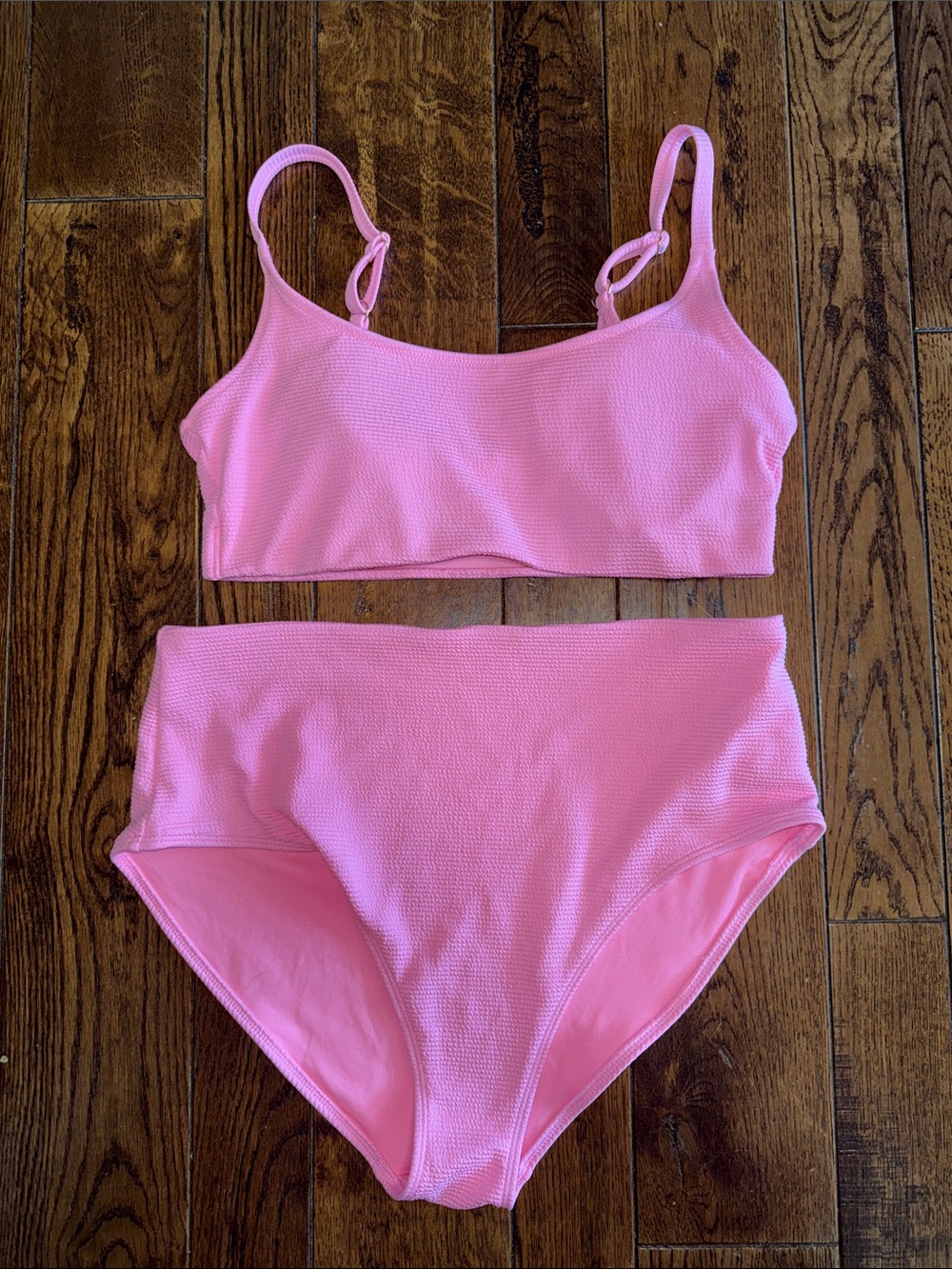 Old Navy Pink High-Rise Bikini Set